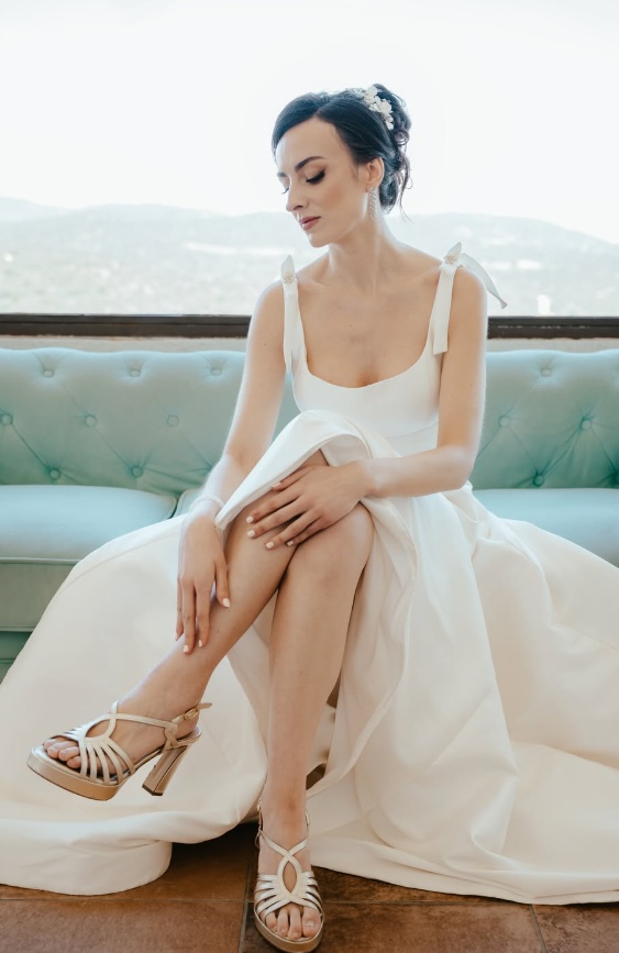 Novia sentada